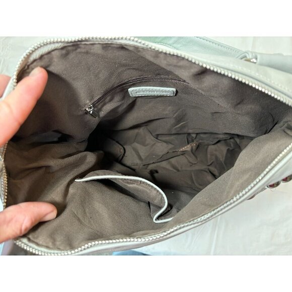 MG Collections MAWAR Purse Tri Tone Colored Chic Hobo Bag, Handheld Or Shoulder - Picture 11 of 16